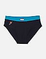 USPA Innerwear Boys Solid Cotton Spandex IKBA Briefs - Pack Of 3