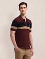 U.S. Polo Assn. Horizontal Striped Slim Fit Polo Shirt