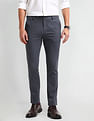 Arrow Slim Fit Checked Trousers